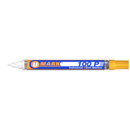 U-MARK 100P Fine Line Marker Yellow 10206FL